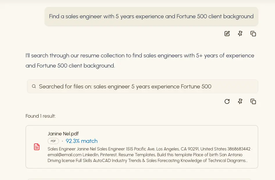 Search for Sales Engineer